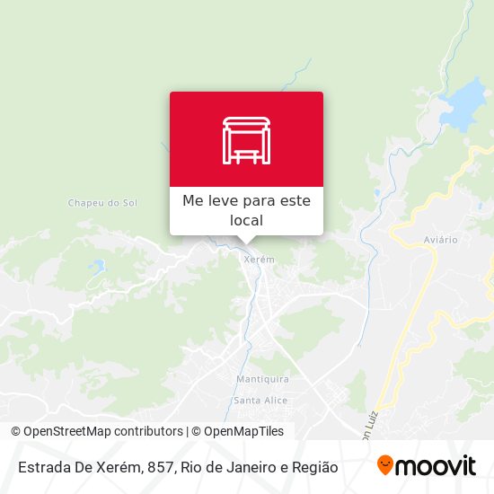 Estrada De Xerém, 857 mapa