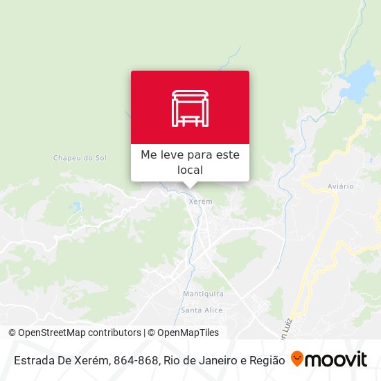 Estrada De Xerém, 864-868 mapa