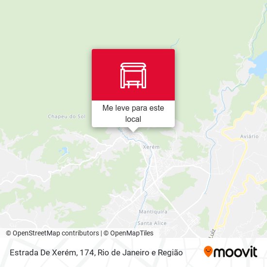 Estrada De Xerém, 174 mapa