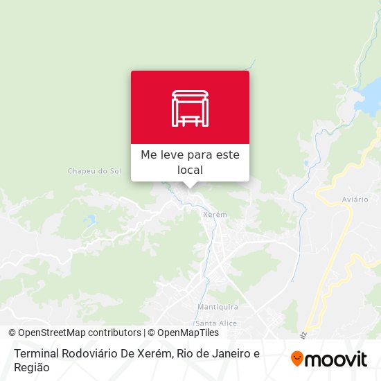 Terminal Rodoviário De Xerém mapa