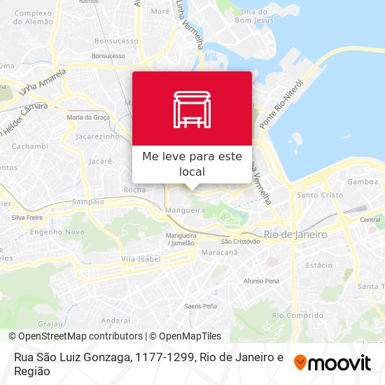 Rua São Luiz Gonzaga, 1177-1299 mapa