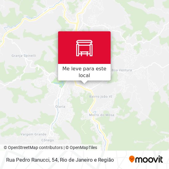 Rua Pedro Ranucci, 54 mapa