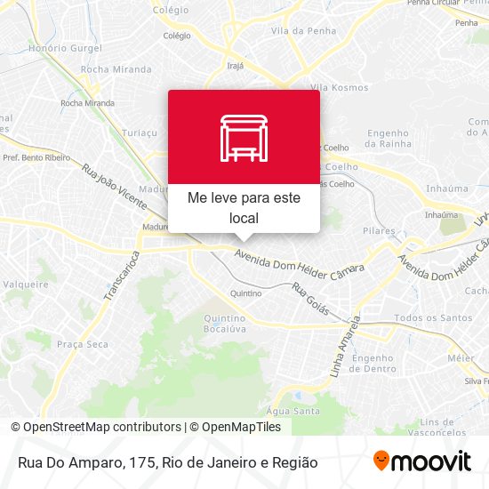 Rua Do Amparo, 175 mapa
