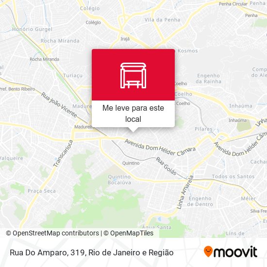 Rua Do Amparo, 319 mapa