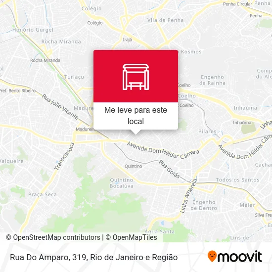 Rua Do Amparo, 319 mapa