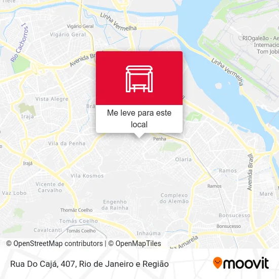 Rua Do Cajá, 407 mapa
