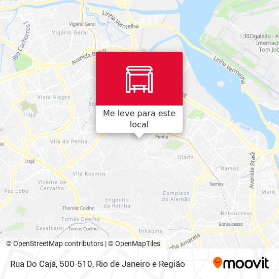Rua Do Cajá, 500-510 mapa
