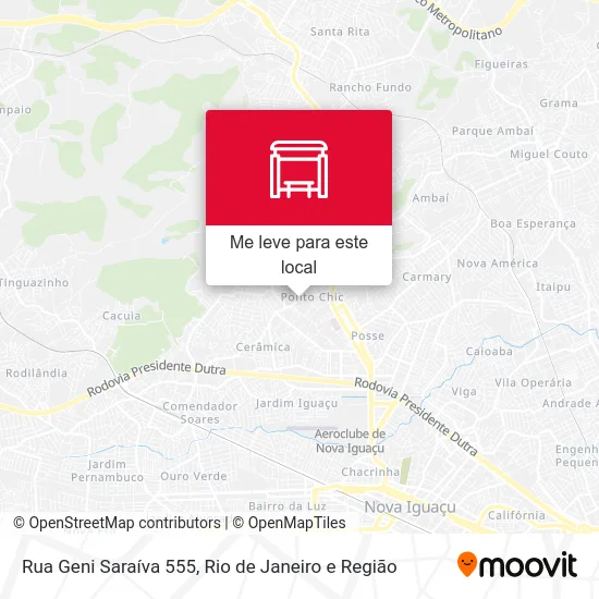 Rua Geni Saraíva 555 mapa