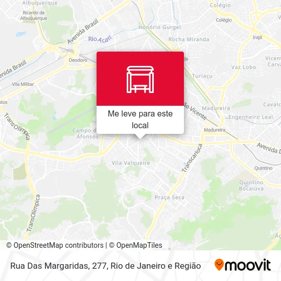 Rua Das Margaridas, 277 mapa