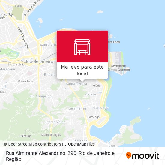 Rua Almirante Alexandrino, 290 mapa