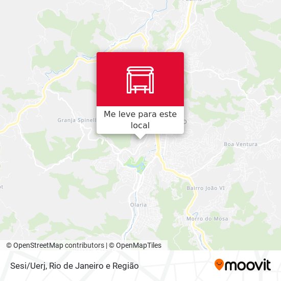 Sesi/Uerj mapa