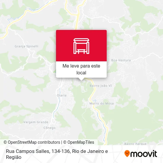 Rua Campos Salles, 134-136 mapa