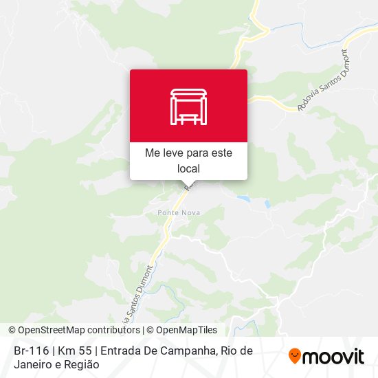 Br-116 | Km 55 | Entrada De Campanha mapa