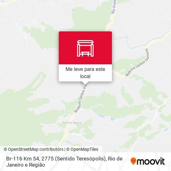 Br-116 Km 54, 2775 (Sentido Teresópolis) mapa