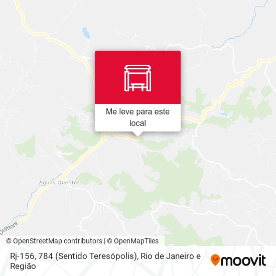 Rj-156, 784 (Sentido Teresópolis) mapa