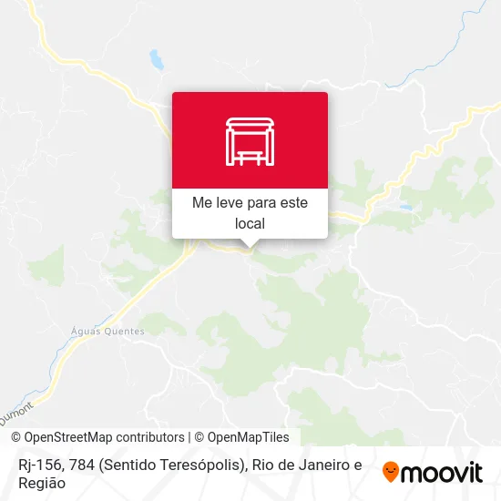 Rj-156, 784 (Sentido Teresópolis) mapa