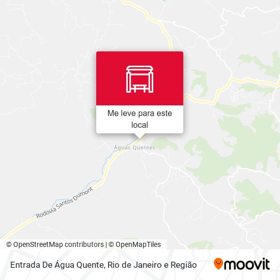 Entrada De Água Quente mapa