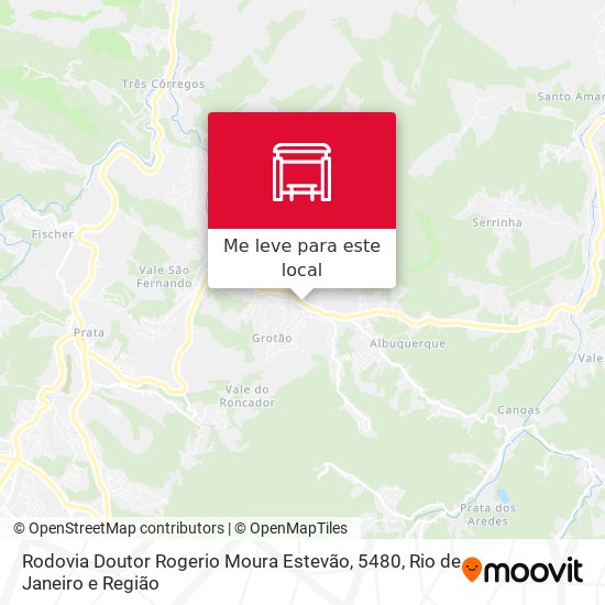 Rodovia Doutor Rogerio Moura Estevão, 5480 mapa