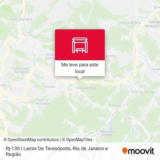 Rj-130 | Lamix De Teresópolis mapa