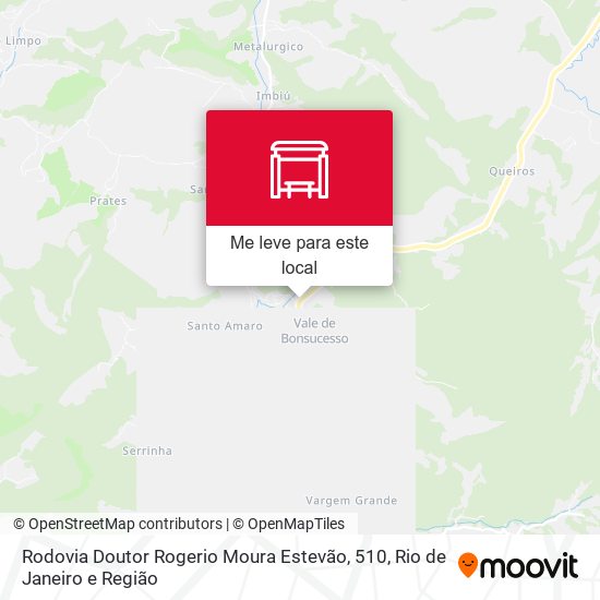 Rodovia Doutor Rogerio Moura Estevão, 510 mapa