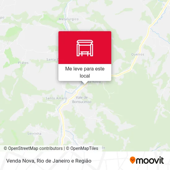Venda Nova mapa