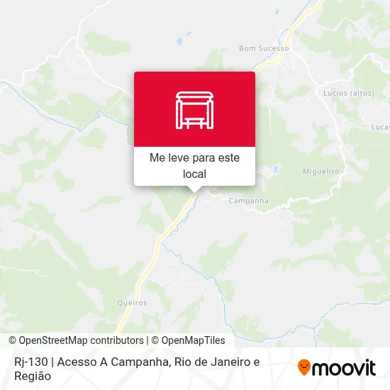 Rj-130 | Acesso A Campanha mapa