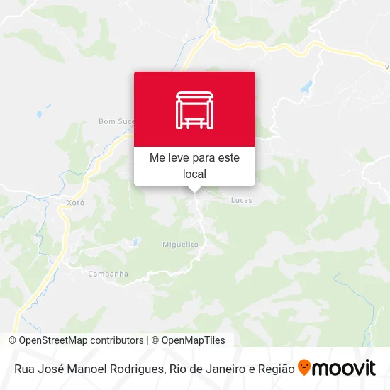 Rua José Manoel Rodrigues mapa