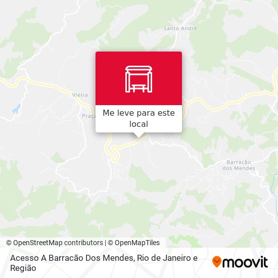 Acesso A Barracão Dos Mendes mapa