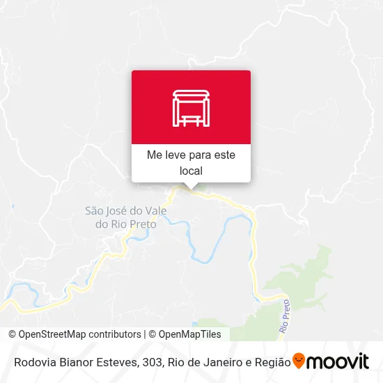 Rodovia Bianor Esteves, 303 mapa