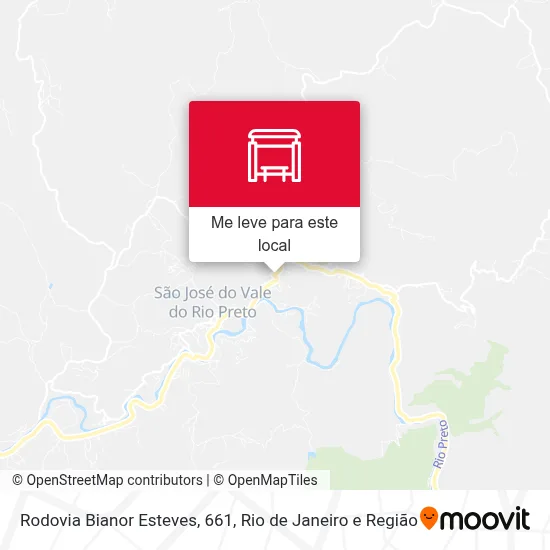 Rodovia Bianor Esteves, 661 mapa