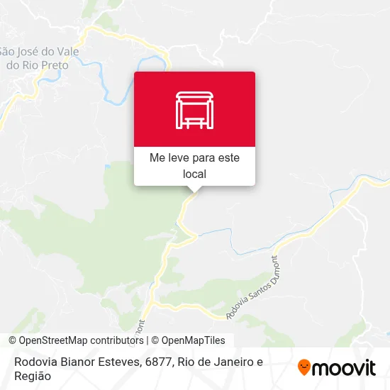 Rodovia Bianor Esteves, 6877 mapa
