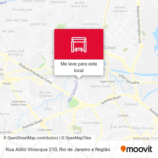 Rua Atílio Vivacqua 210 mapa