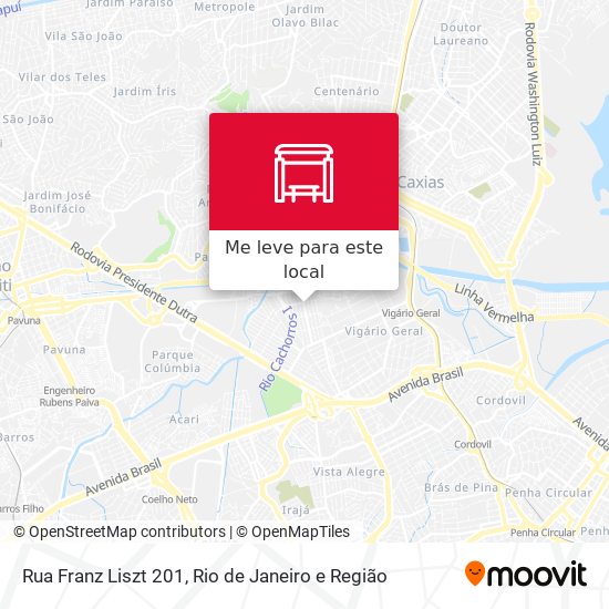 Rua Franz Liszt 201 mapa