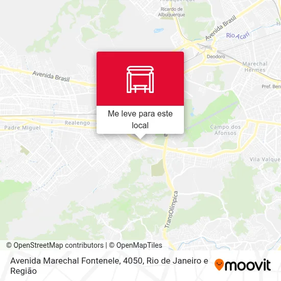 Avenida Marechal Fontenele, 4050 mapa