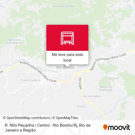 R. Nilo Peçanha | Centro - Rio Bonito / Rj mapa