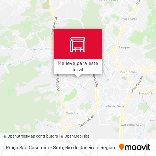 Praça São Casemiro - Smtr mapa