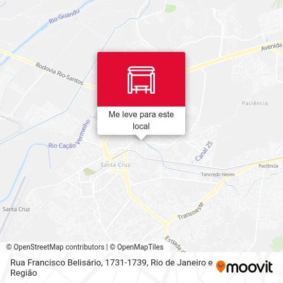 Rua Francisco Belisário, 1731-1739 mapa