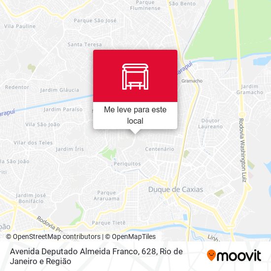 Avenida Deputado Almeida Franco, 628 mapa