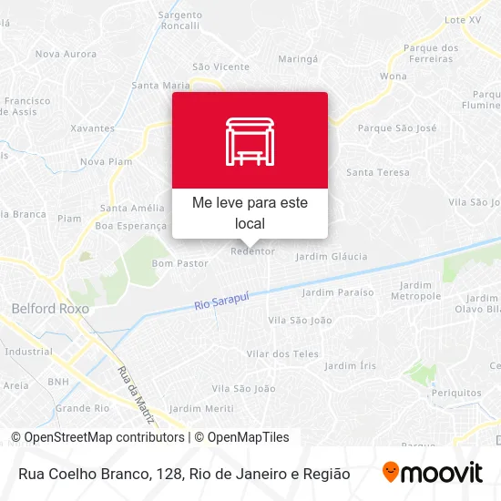 Rua Coelho Branco, 128 mapa