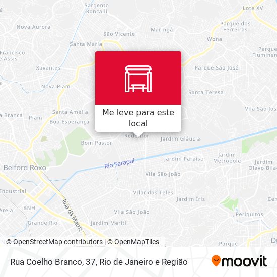 Rua Coelho Branco, 37 mapa