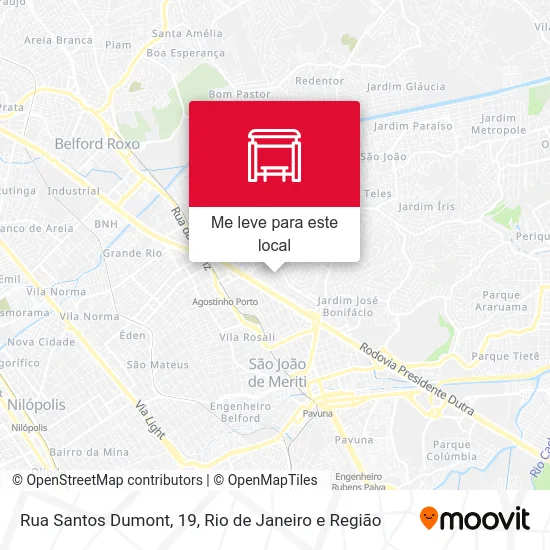 Rua Santos Dumont, 19 mapa