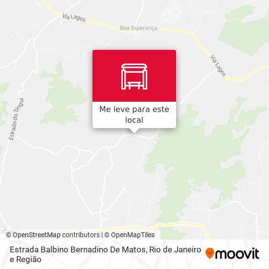 Estrada Balbino Bernadino De Matos mapa