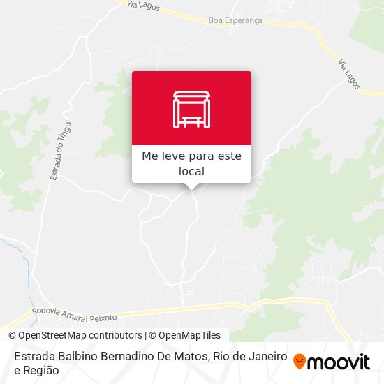 Estrada Balbino Bernadino De Matos mapa