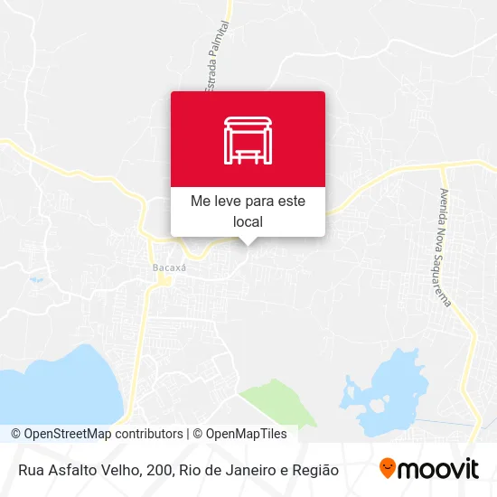 Rua Asfalto Velho, 200 mapa