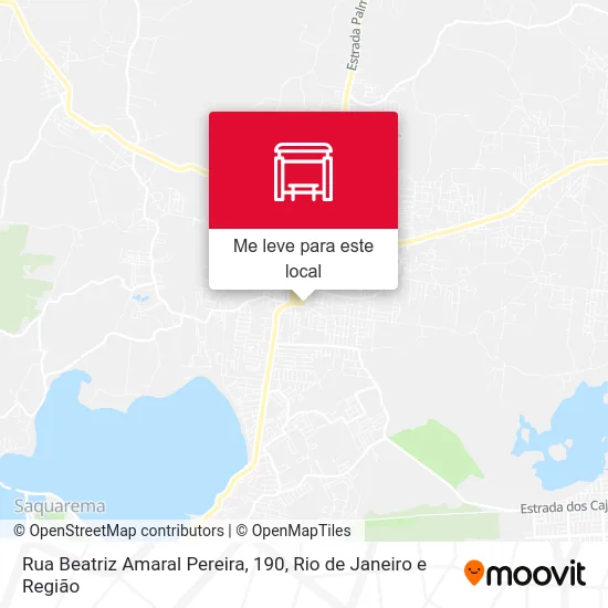 Rua Beatriz Amaral Pereira, 190 mapa