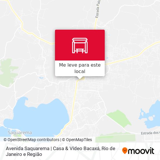 Avenida Saquarema | Casa & Vídeo Bacaxá mapa