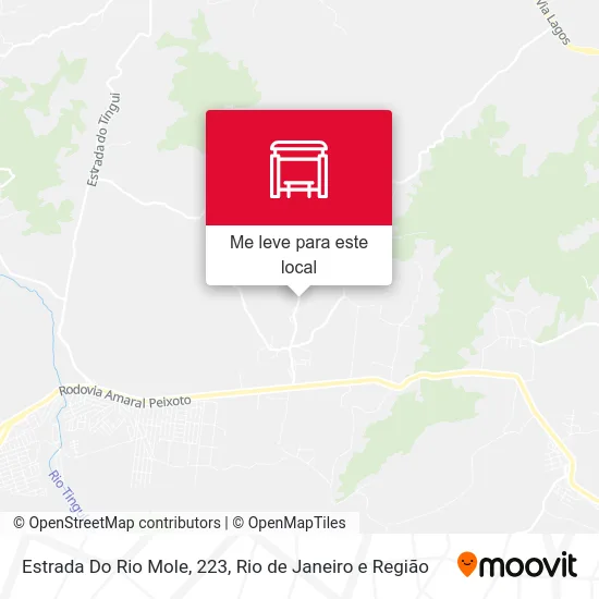 Estrada Do Rio Mole, 223 mapa