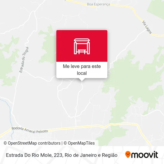 Estrada Do Rio Mole, 223 mapa