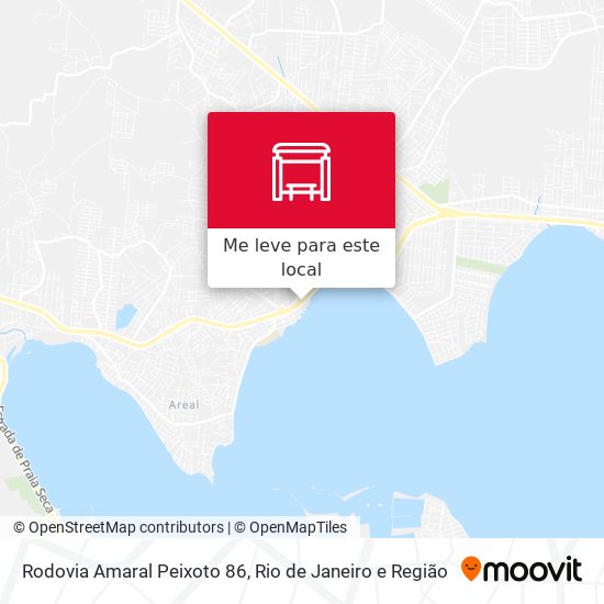 Rodovia Amaral Peixoto 86 mapa