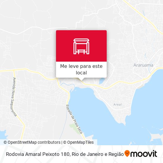 Rodovia Amaral Peixoto 180 mapa